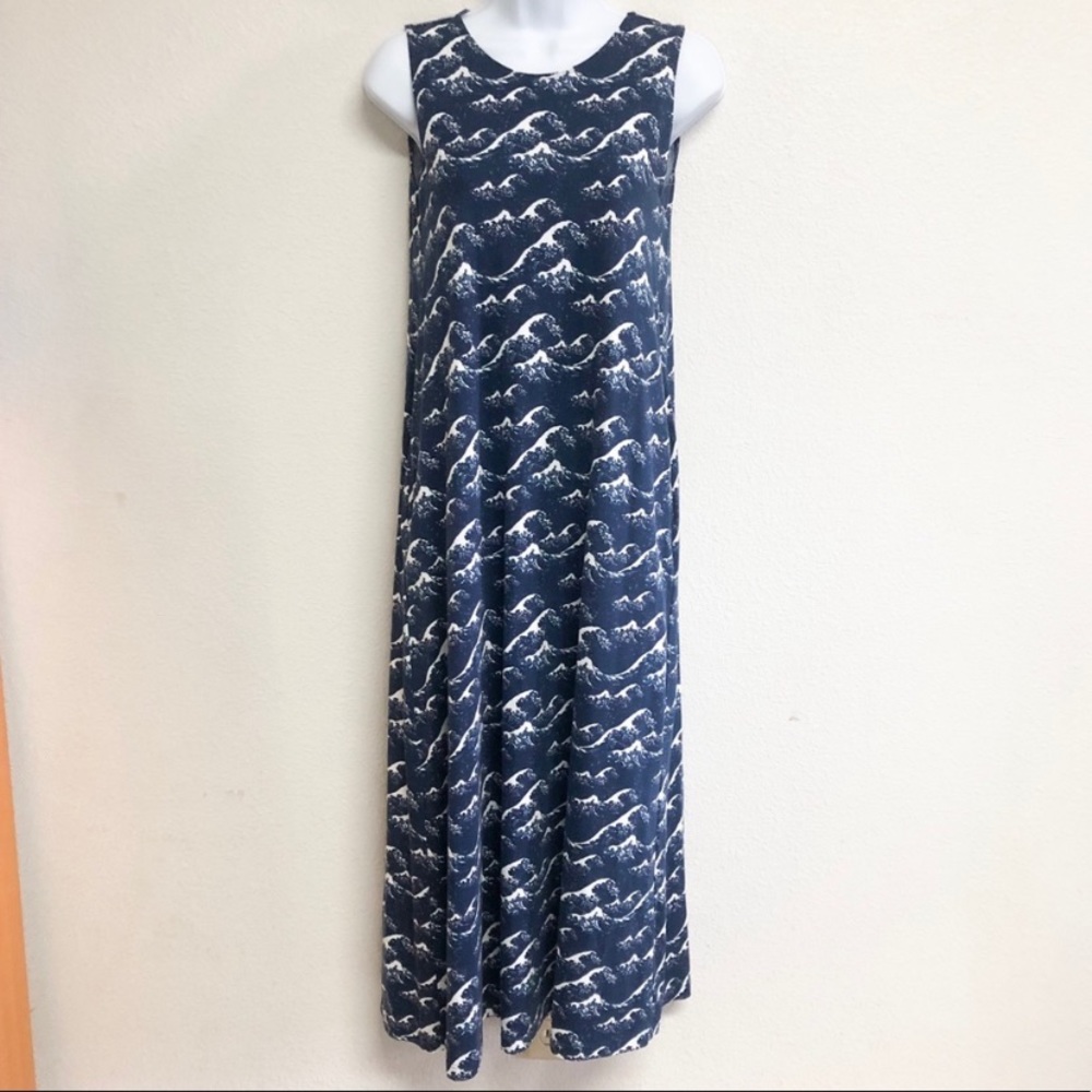 Uniqlo Hawai’i EDO Hokusai The Great Wave Dress L